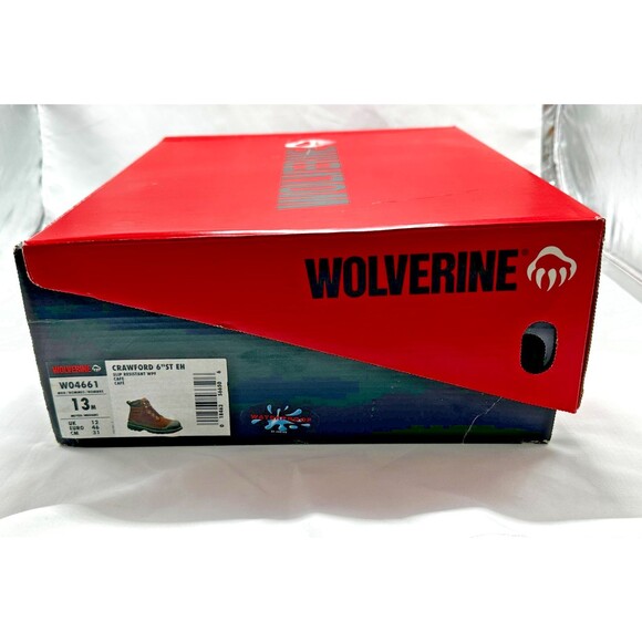 NIB Wolverine Waterproof Steel Toe 6\